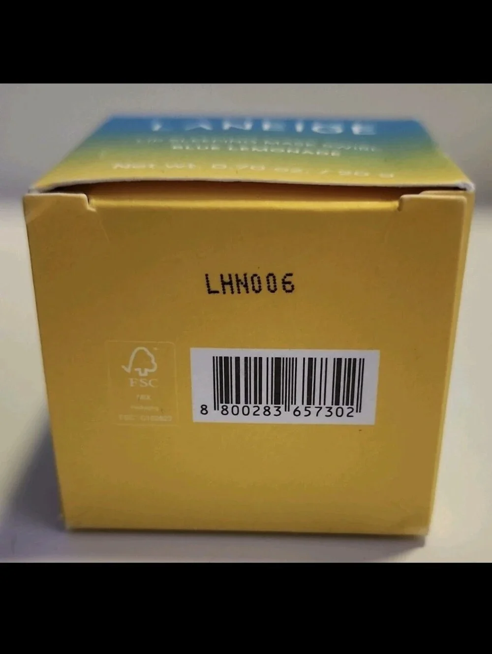 LANEIGE Lip Sleeping Mask Swirl Blue Lemonade Intense Moisture 0.70 oz, NIB
